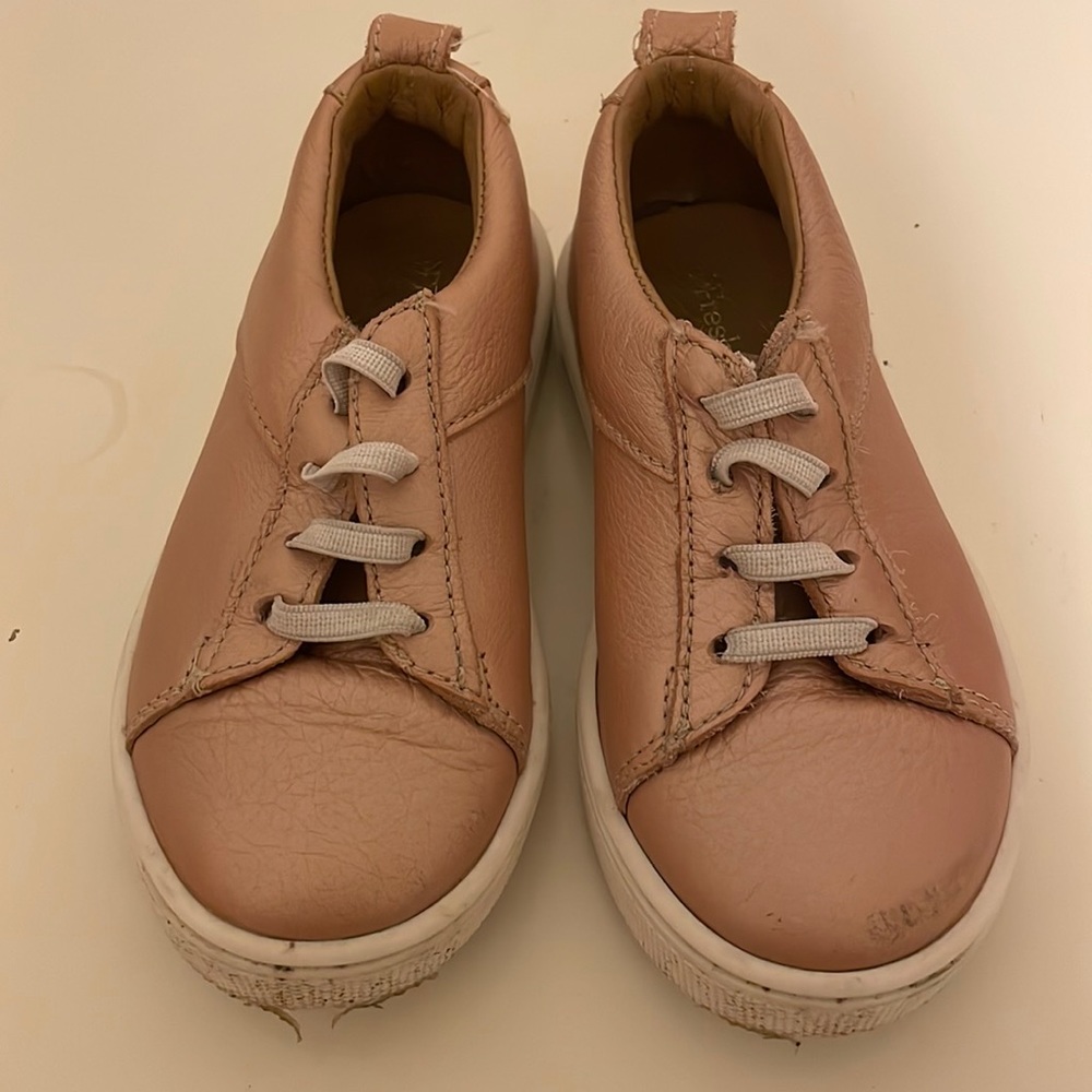 Freshly picked leather shoes